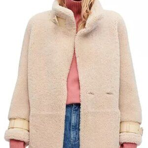 Maje Gibsy Shearling Coat
